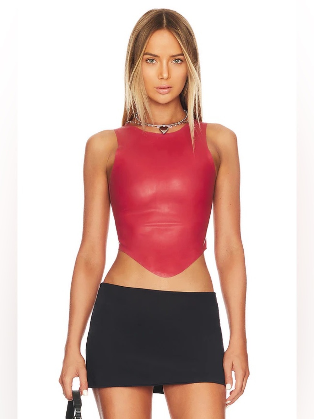 Miaou Jinx Top Strawberry Pink Size S NWT